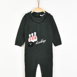 אוברול בייבי סריג - ירוק