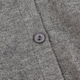 חולצה עם צווארון פרחים - אפור