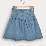 Denim skirt - blue