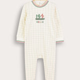 Printed Babygrow - Black