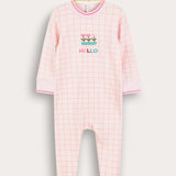 Printed Babygrow - Pink