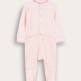 Printed Babygrow - Pink