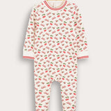 Printed Babygrow - Red