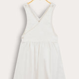 Denim Wrap Dress - White