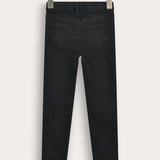 Long jeans - black