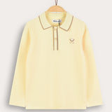 Polo SA Boys Plain/Baseball Print - Yellow
