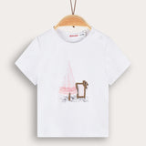 Baby shirt with print - pink 