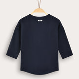 Model shirt with pocket - Navy 