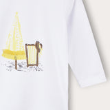 חולצת מודל עם הדפס - צהוב