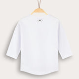 חולצת מודל עם הדפס - צהוב