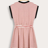 סרפן ריב פסים - אדום