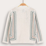 קרדיגן סריג קרושה - מנטה