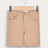 Pocket button pants - beige