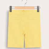 Pocket Button Pants - Yellow