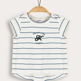 Striped Baby Shirt - Blue