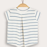 Striped Baby Shirt - Blue