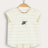 Striped Baby Shirt - Lime