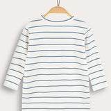 חולצת ריב פסים - כחול