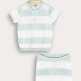 סט סריג משבצות - מנטה