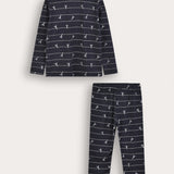 Paris AA Pajamas - Navy