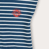 סט בייבי ריב פסים - כחול