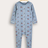 Babygro Striped with Cherries - Blue
