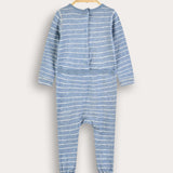 Babygro Striped with Cherries - Blue