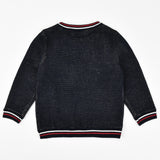 סוודר דובי סיומת ריב - נייבי