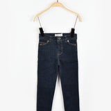 מכנסי ג'ינס עם כיסים - נייבי