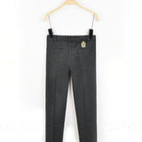 מכנסי ג'רסי בגזרת סקיני - אפור