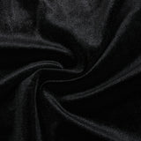 חולצת קטיפה חצי גולף - שחור