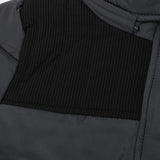 מעיל קפוצ'ון עם כיסים - אפור