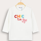 T-shirt with art - white