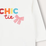 T-shirt with art - white