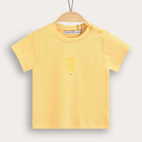 חולצת טי בייבי ריב - צהוב