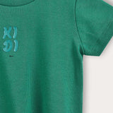 חולצת טי בייבי ריב - ירוק