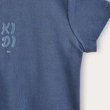 חולצת טי בייבי ריב - כחול