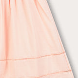 חצאית עם סרטי קרושה - ורוד