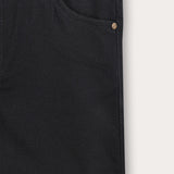 Short fabric pants - black