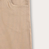 מכנסי אריג ארוכים - בז'