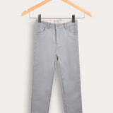 מכנסי אריג ארוכים - תכלת