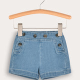 מכנסי בייבי ג'ינס - תכלת