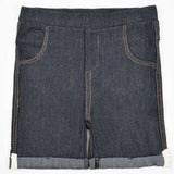 מכנס איזי ג'ינס קצר - נייבי