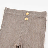 טייץ ארוך כפתורים - חום