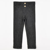 טייץ ארוך איזי ג'ינס - שחור