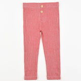 טייץ ארוך כפתורים - אדום