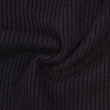 חולצת סריג ריב - שחור