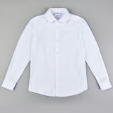 חולצה מכופתרת ג'קארד - שמנת נקודות