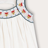 סרפן כתפיות עם כיווצים - שמנת