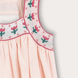 סרפן כתפיות עם כיווצים - ורוד